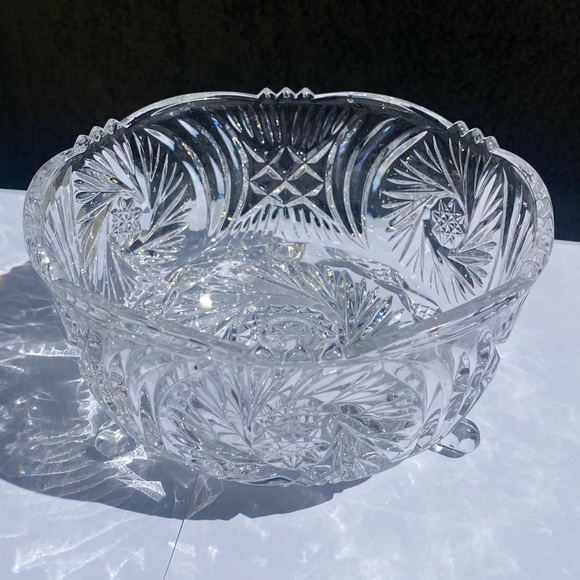 Vintage Crystal Bowl✨ by Crystal Clear Industries - Picture 4 of 15